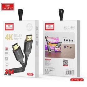 تصویر کابل HDMI ارلدوم مدل ET-W26 (2 METERS) 