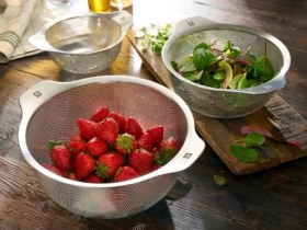 تصویر سبد استیل ۲۰ سانت زولینگ zwilling stainless steel colander 20cm 