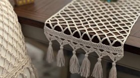 تصویر رانر رومیزی بافت 