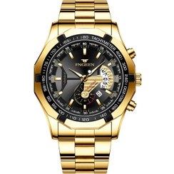 تصویر ساعت مچی مردانه فنجین بند استیل ضدآب 