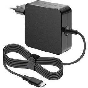 تصویر شارژر لپ تاپ لنوو ۲۰ ولت ۳.۲۵ آمپر Type C مربعی 