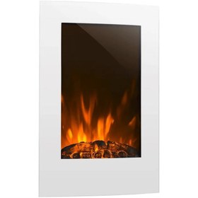 تصویر شومینه برقی کلارشتاین آلمان Klarstein Lausanne Vertical Elektrischer Kamin Weiß 