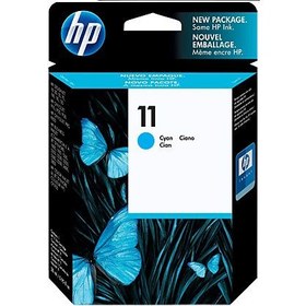 تصویر کارتریج آبی اچ پی مدل 11 11 Cyan Ink Cartridge