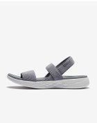 تصویر کفش زنانه صندل خاکستری 600 بدون نقص Gyw اسکچرز Skechers 