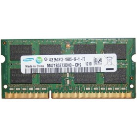 تصویر رم لپ تاپ سامسونگ مدل DDR3 10600S PC3 ظرفیت 4 گیگابایت RAM SAMSUNG PC3 10600S 4G