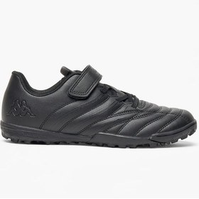 تصویر کفش فوتبال پسرانه با جزئیات دوخت و بند چسبی برند kappa Boys' Stitch Detail Football Shoes with Hook and Loop Closure