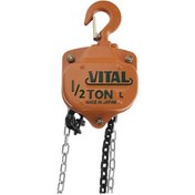 تصویر جرثقیل دستی زنجیری ویتال 0.5 تن (6 متر زنجیر) VP5 hand-chain-hoist-vital-1-2-ton