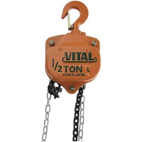 تصویر جرثقیل دستی زنجیری ویتال 0.5 تن (6 متر زنجیر) VP5 hand-chain-hoist-vital-1-2-ton