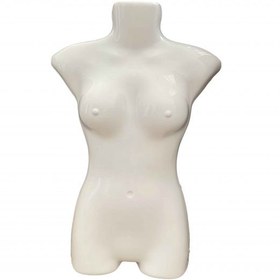 تصویر مانکن نیم تنه زنانه بلند پلاستیکی کد ۳۴۰۰۰۲۱ 