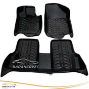 تصویر کفپوش پنج بعدی بعدی رنو ال ۹۰ – L90 رنگ مشکی 