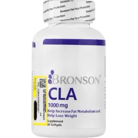 تصویر سافت ژل سی ال ای ۱۰۰۰ برونسون ۶۰ عددی Bronson CLA 1000 60Tabs