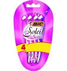 تصویر خود تراش بیک مدل Soleil Scent بسته 6 عدد Bic Self-tapping Soleil Scent 6 Pcs