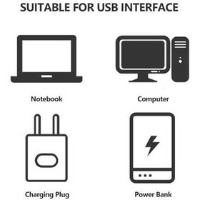 تصویر چراغ USB گرد Eye Protection 