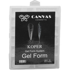 تصویر تیپ ناخن کانواس مدل gel بسته 120 عددی 