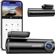 تصویر دوربین ثبت وقایع AZDOME M300، دوربین جلوی داشکام 1296P با وای فای، حالت پارکینگ 24 ساعته با قابلیت کنترل صدا AZDOME M300 Dash Cam, Dashcam Front 1296P Camera with WiFi, Voice Control 24H Parking Mode G-Sensor Loop Recording Super Night Vision, Easy to Install, Max up Support to128GB