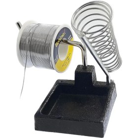 تصویر پایه هویه چدنی مربعی با جای سیم لحیم 