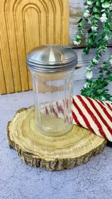 تصویر شکرپاش درب استیل Sugar dispenser with steel lid