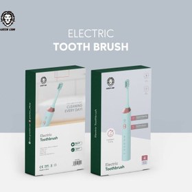 تصویر مسواک شارژی گرین لاین مدل| GREEN LION GNELETB2GWH Green line rechargeable toothbrush