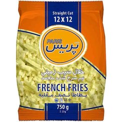 تصویر سیب زمینی نیمه آماده پریس ۲.۵ کیلوگرم 