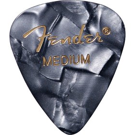 تصویر Fender Celluloid Picks 351 Black Moto Medium 12 Pack 