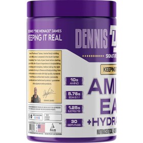 تصویر آمینو اسنشیال 420 گرم دنیس جمز DJ AMINO EAA+HYDRATION 30SERV 420G