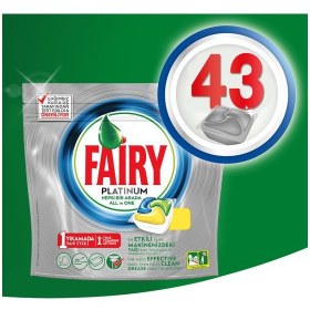 تصویر قرص ماشین ظرفشویی فیری Fairy Platinum Original DishWasher Tablets 43 Tablets