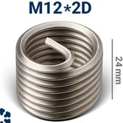 تصویر فنر هلی کویل استیل M12*2D 