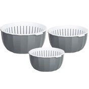 تصویر ست کاسه و آبکش آلابون زیباسازان کد 32380 