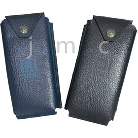 تصویر کیف چرم مناسب پاوربانک 