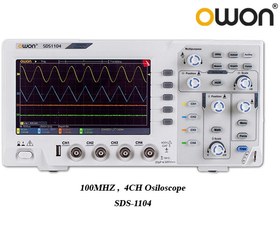 تصویر اسیلوسکوپ ارزان چهار کاناله 100 مگاهرتز دیجیتال 