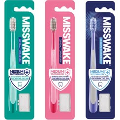 تصویر مسواک بزرگسالان مدیوم کلینیکال میسویک MISSWAKE TOOTHBRUSH