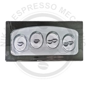 تصویر تاچ پنل ۴ دکمه 