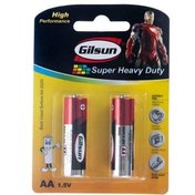 تصویر باتری قلمی گیلسان مدل Super Heavy Duty بسته 2 عددی Gilsun Super Heavy Duty AA Battery Pack of 2