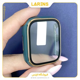 تصویر لارنس | قیمت و خرید كاور اپل واچ PC Glass سايز 41mm رنگ Green Gold 