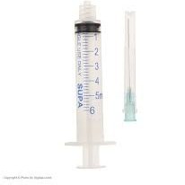 تصویر سرنگ تزریق (نوک تیز) لوئرلاک 5cc سوپا 