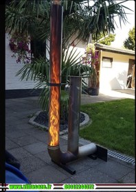 تصویر آتشدان ویلایی کد 166 