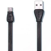 تصویر کابل تبدیل USB به microUSB ریمکس مدل RC-028m به طول 1 متر پک ناسالم 