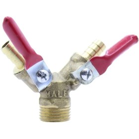 تصویر شیر سه راهی گاز مدل DN-Y-r بسته 4 عددی salam