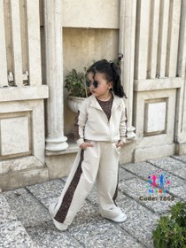 تصویر ست سه تیکه پلنگی بچگانه - یک 