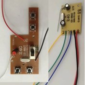 تصویر برد ماشین کنترلی رادیو ماشین 2.4 گیگا هرتز 3.7 ولت 100 متر برد 