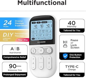 تصویر دستگاه فیزیوتراپی تنس الکتریکی ۴ در ۱ مدل Kongzee 