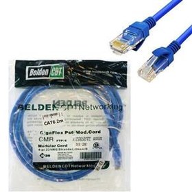 تصویر کابل شبکه ۱ متری BELDEN CAT6 1 meter BELDEN CAT6 network cable