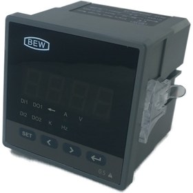 تصویر ولت متر دیجیتال BEW مدل BE-72 مستقیم 500V DC چین 