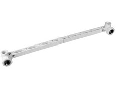 تصویر زانو زوج رادیاتوری آذین لوله 500 میلیمتر یکسر بوشن فلزی 