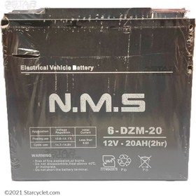 تصویر باطری 20 آمپر NMS مناسب موتور های برقی 1500 و 2000 وات ا NMS Battery 20A NMS Battery 20A