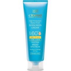 تصویر كرم ضد آفتاب سینره فاقد چربی رنگی 50 میل Cinere Sunscreen  Oil Free Tinted Cream SPF60