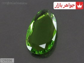 تصویر نگین زبرجد سنتاتیک خوش تراش کد 129356 