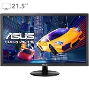 تصویر مانیتور گیمینگ 21.5 اینچ ایسوس مدل VP228HE، رزولوشن Full HD و نور پس‌زمینه LED، دارای 1 عدد HDMI، ورودی صدا، با نسبت تصویر 16:9 