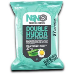 تصویر دستمال مرطوب نینو (Nino) مدل Double Hydra بسته 27 عددی دستمال مرطوب