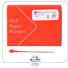 تصویر پیستون پلاستیکی مپ Map plastic plungers 